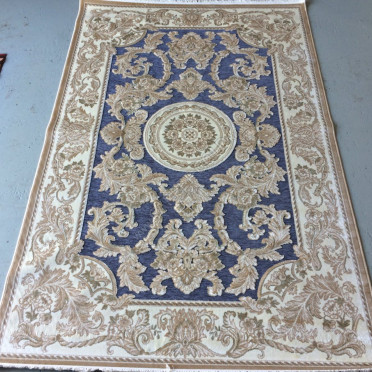 Ковер бельгийский 5054498500 KUNDUZ (Вискоза, голубой)