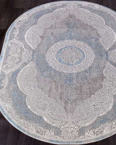 Ковер турецкий 03880A ARMINA (PP Heatset Высокоплотный) овальный