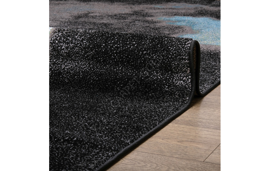 Детский чёрный ковер ДИЗАЙН 20741 ЦВЕТ 22044 Фэнси