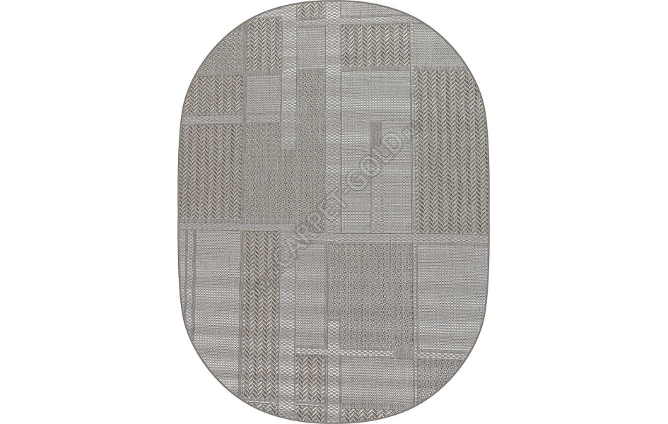 Безворсовый ковер SZ5320A3O OVAL 34 Циновка Тпе