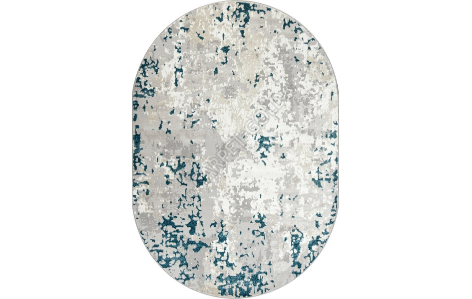 Ковер F283 - GRAY - Овал - коллекция PALERMO