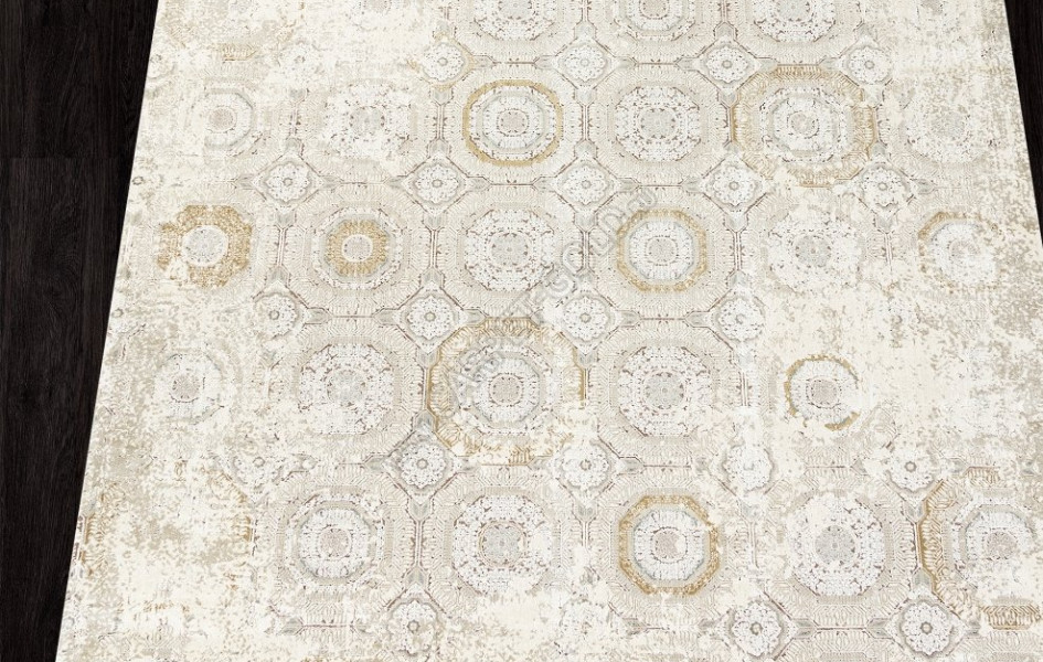 Ковер Y5149Q - L.BEIGE / YELLOW - Прямоугольник - коллекция EMPEROS OLIMPOS