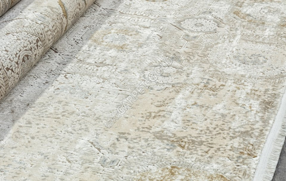 Ковер Y5149Q - L.BEIGE / YELLOW - Прямоугольник - коллекция EMPEROS OLIMPOS