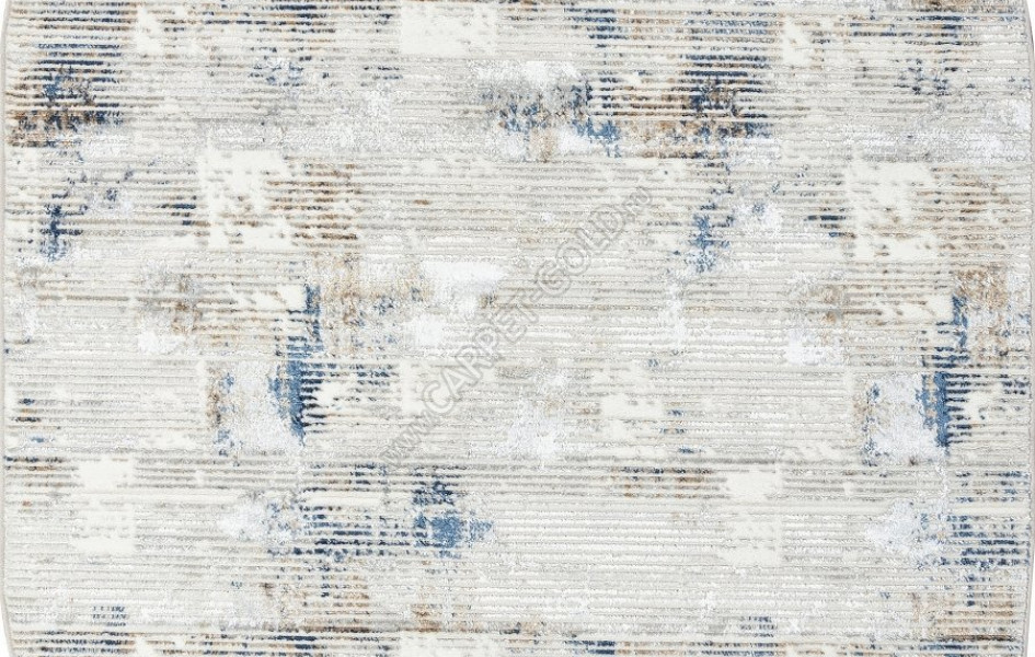 Ковер DA492 - 635 CREAM / NAVY - Овал - коллекция ANTEP