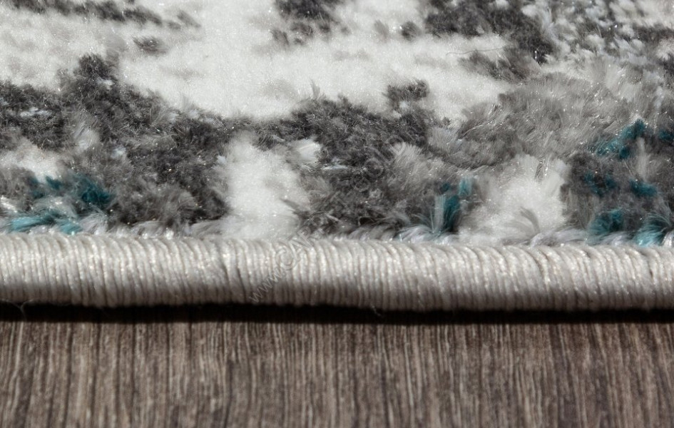Ковер 00065A - TURQUOISE / GREY - Овал - коллекция PARADIZE
