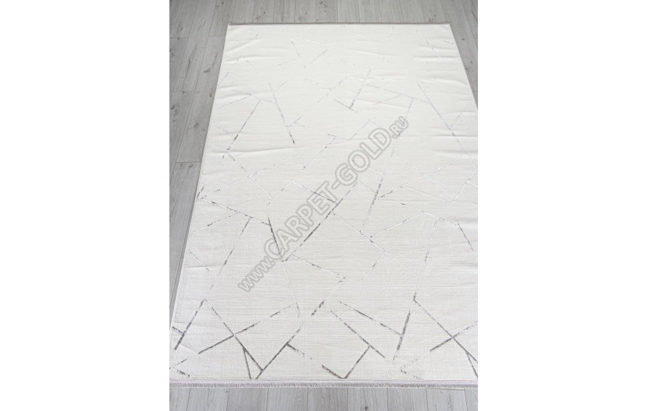 Ковер 32009A - CREAM / WHITE - Прямоугольник - коллекция SHINE