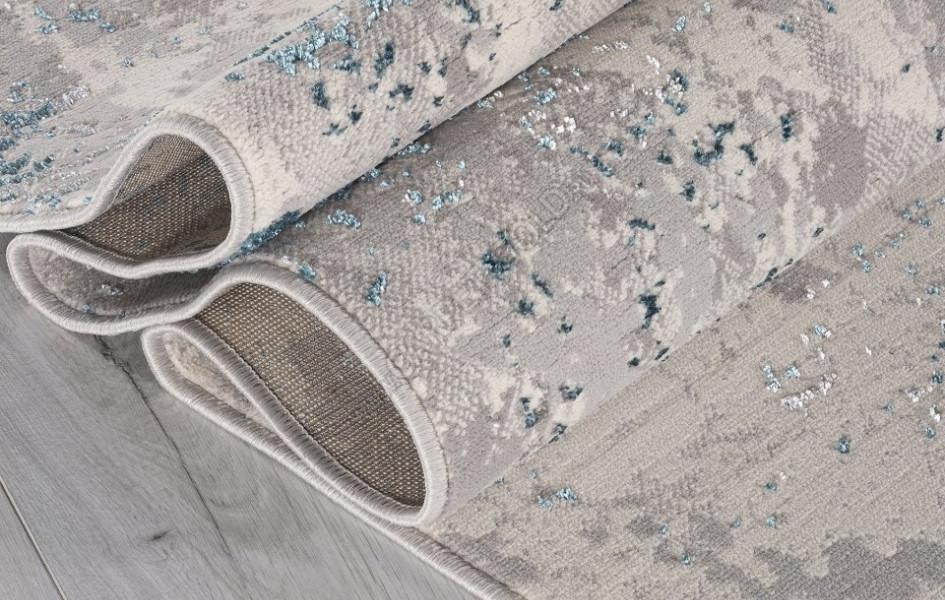 Ковер F169 - CREAM-D.BLUE - Прямоугольник - коллекция LIMAN