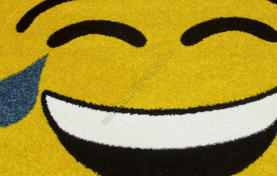Ковер NC12 - YELLOW - Круг - коллекция SMILE