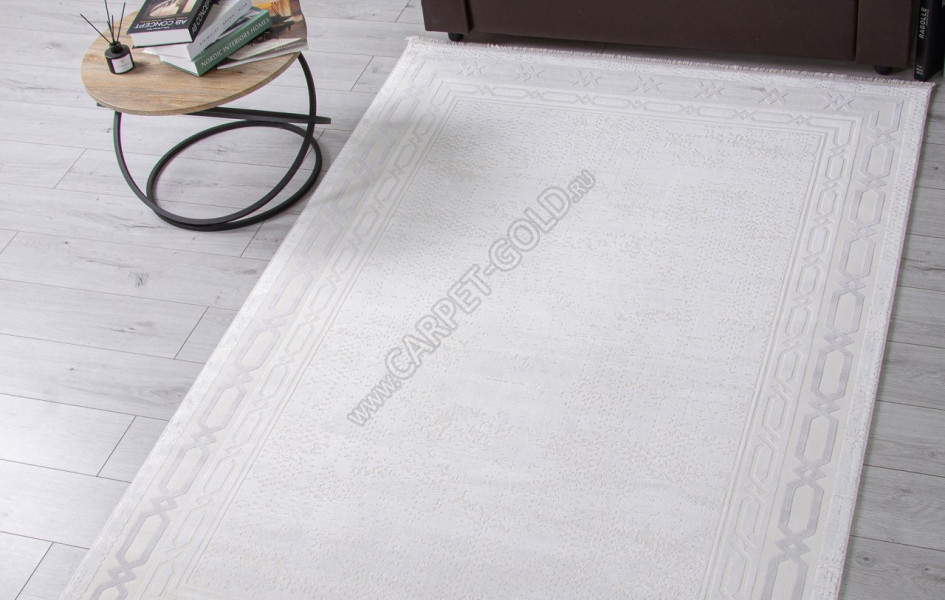 Ковер 34069A - WHITE / BEIGE - Прямоугольник - коллекция ANATOLIA